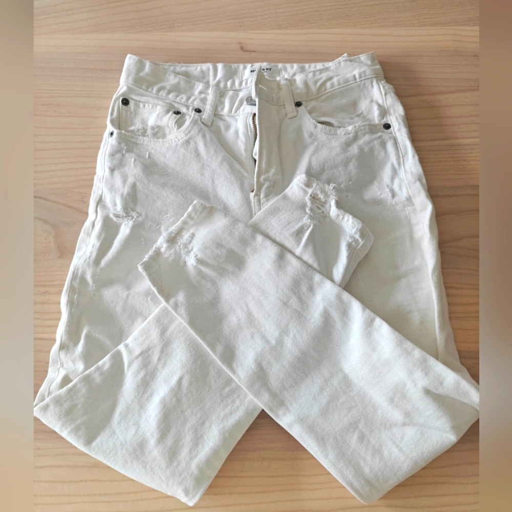 Moussy Vintage White Jeans 26